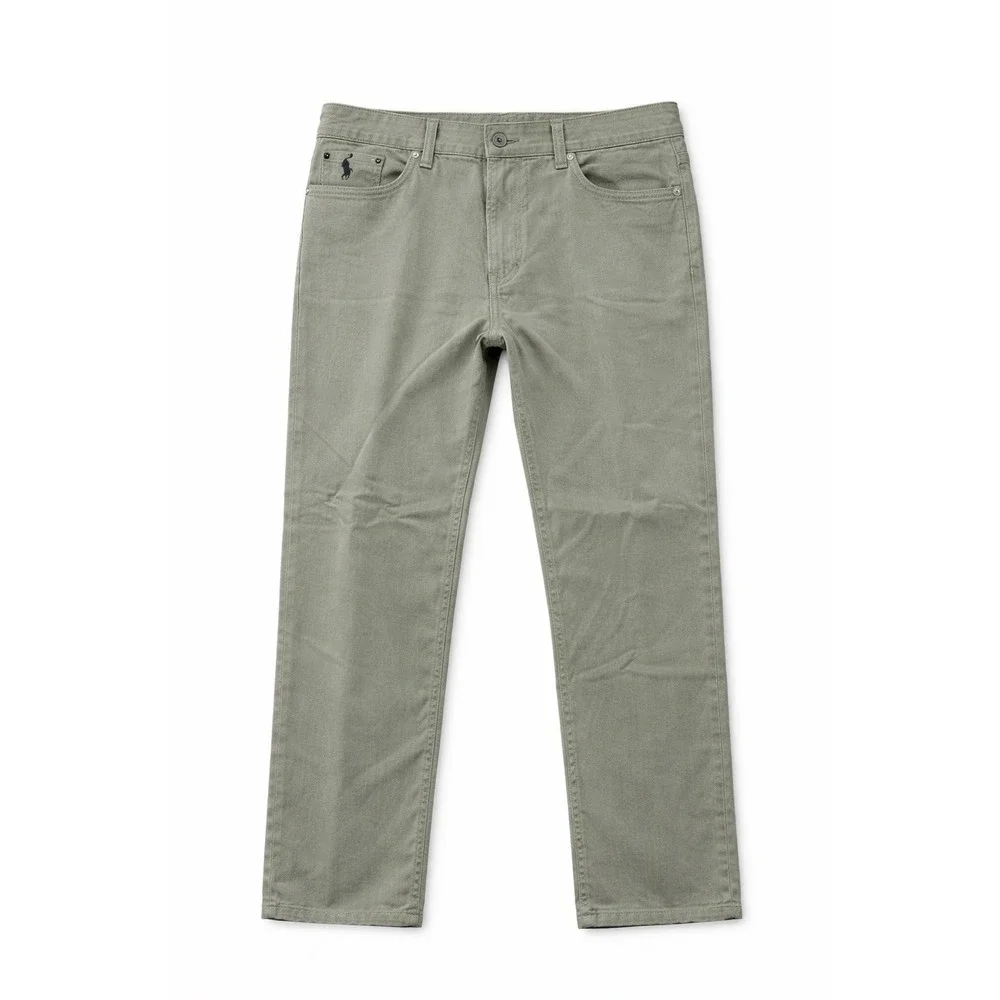 Polo Ralph Lauren 650 Straight Leg Pants Mens‎ 34x30 Green/Gray Casual